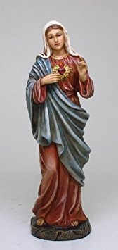 Sacred Heart of Mary Statue Purity Charity and Devotion