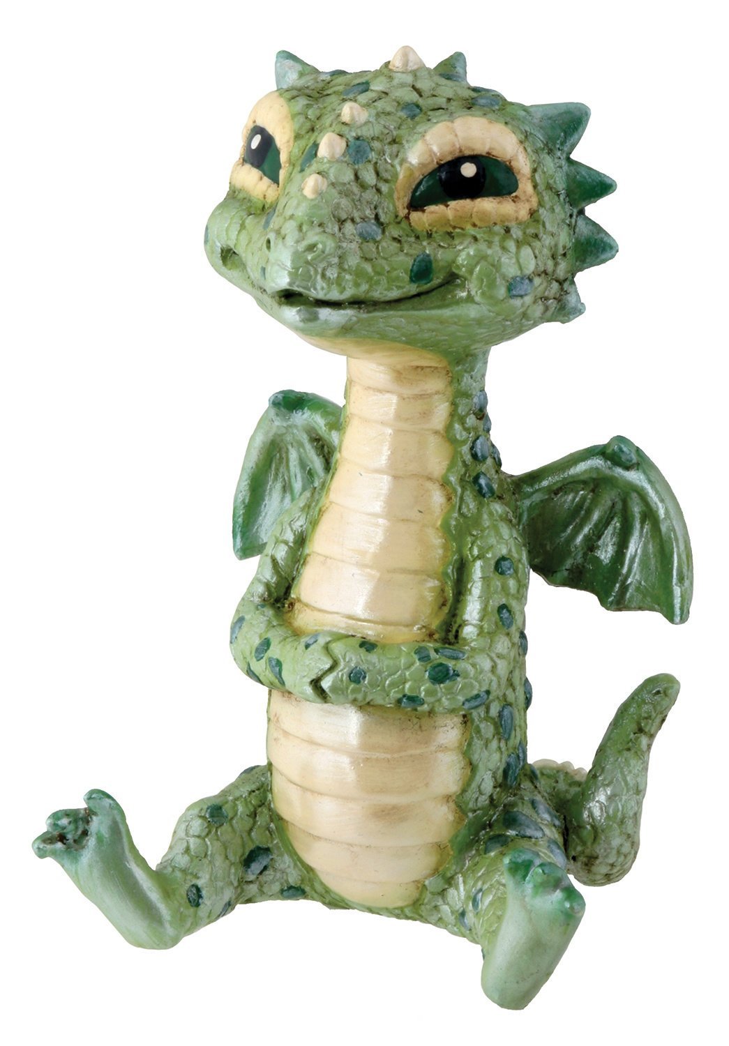 YTC Green Baby Dragon Collectible Serpent Figurine Statue Reptile Statue