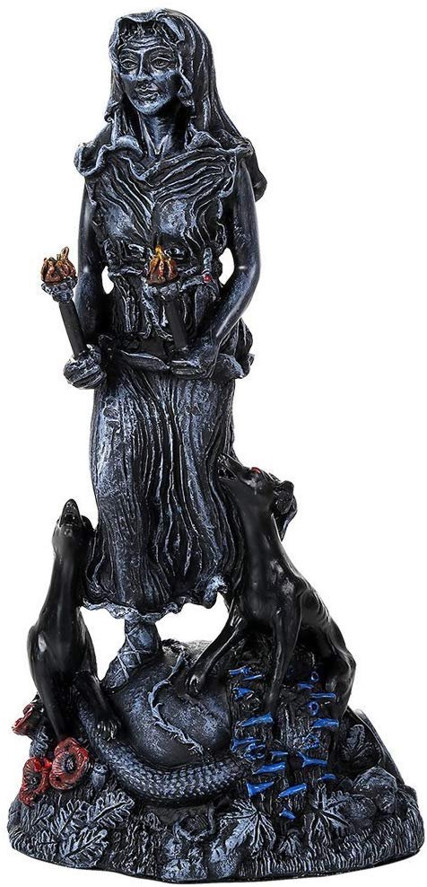 Pacific Giftware Hecate Goddess Figurine Statue Designed by Oberon Zell 9.5 Inch Tall