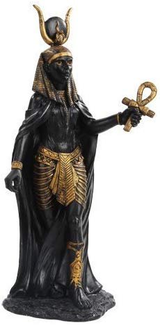 PTC 11 Inch Egyptian Hathor Mythological Goddess Resin Statue Figurine