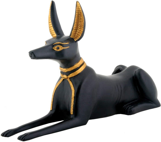 Egyptian Laying Anubis God Statue