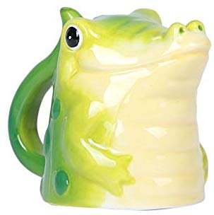 Pacific Giftware Topsy Turvy Gator Expresso Mug Adorable Mug Upside Down Home Office Decor