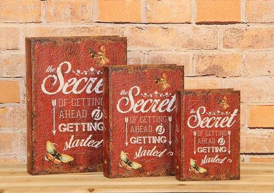 Pacific Giftware The Secret of Getting Ahead is Getting Started Decorative...