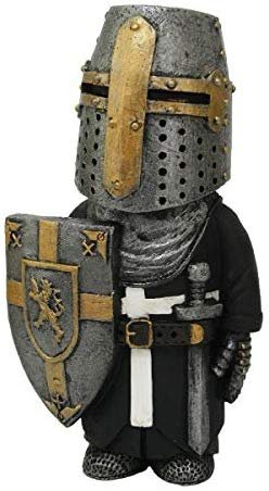 Pacific Giftware Crusader Knight in Full Shield and Sword Armor Small Collectible Figurine