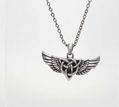 Alloy Celtic Wings Necklace