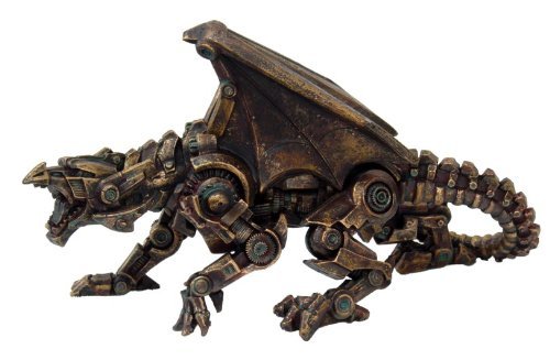 Steampunk Collection- Steampunk Dragon Sculptures Figurine