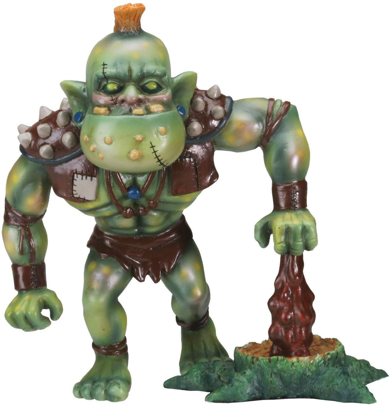 Green Ogre Goreck Ork Warrior Figurine Decoration