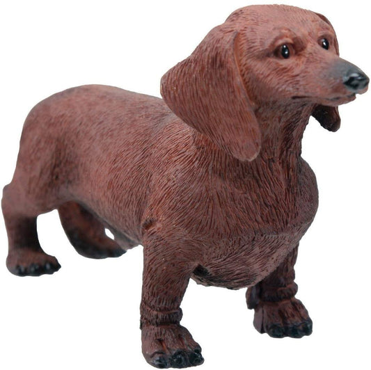 YTC Chocolate Dachshund Dog - Collectible Figurine Statue Figure Puppy