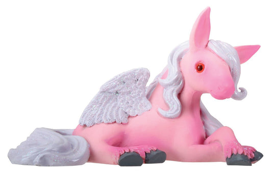 5 Inch Acadia The Pink Pegasus with White Hair and Wings Figurine