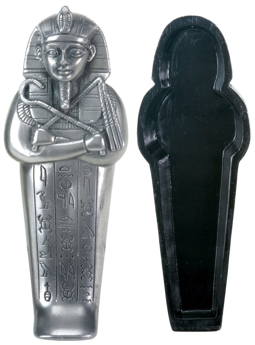 Silver Egyptian Pharaoh Coffin Display Statue – BOTEGA EXCLUSIVE