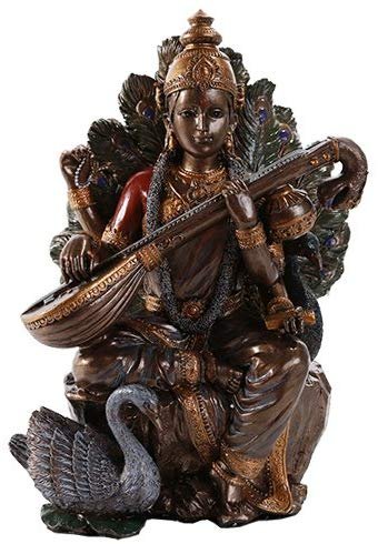 Pacific Giftware Saraswati Hindu Goddess of Knowledge Music Arts Wisdom...