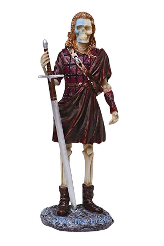 PTC Pacific Giftware Brave Heart Scottish Warrior Skeleton Statue Figurine