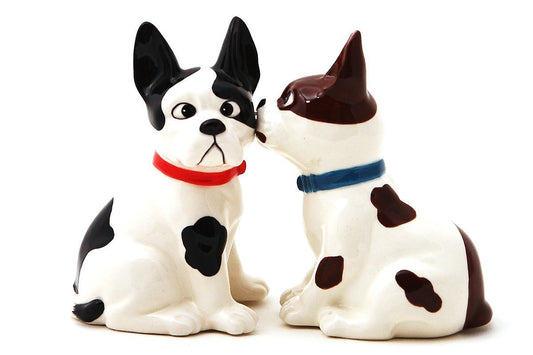 Funny Mutts Attractives Salt Pepper Shaker Made of Ceramic