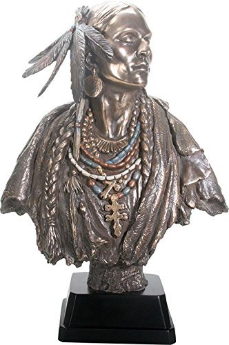 SUMMIT COLLECTION 8743 Indian Bust Statue