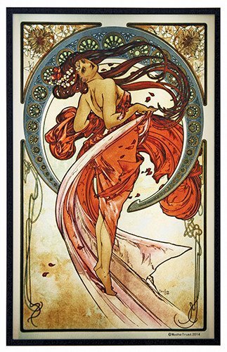 YTC Summit 8560 Mucha Arts Dance Art Glass