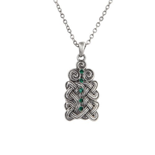 Celtic Knotwork Pewter Necklace Jewelry- Mystica Collection