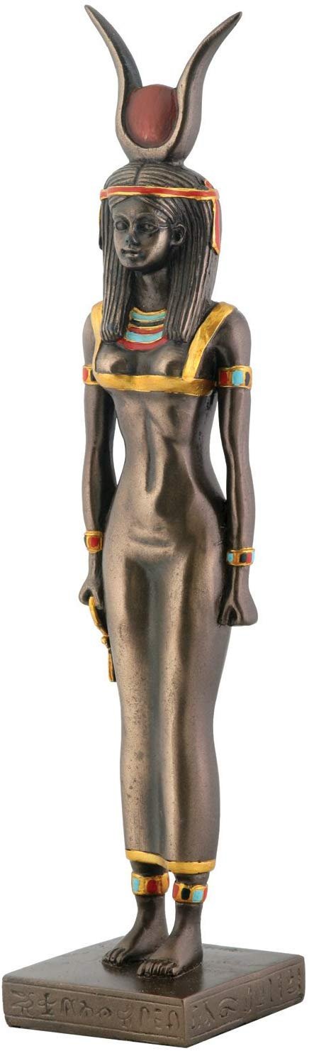 Egyptian Bronze Isis Collectible Statue