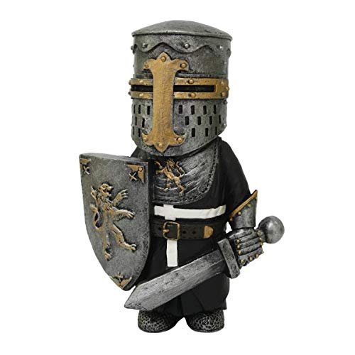 Pacific Giftware Crusader Knight in Full Shield and Sword Armor Small Collectible Figurine