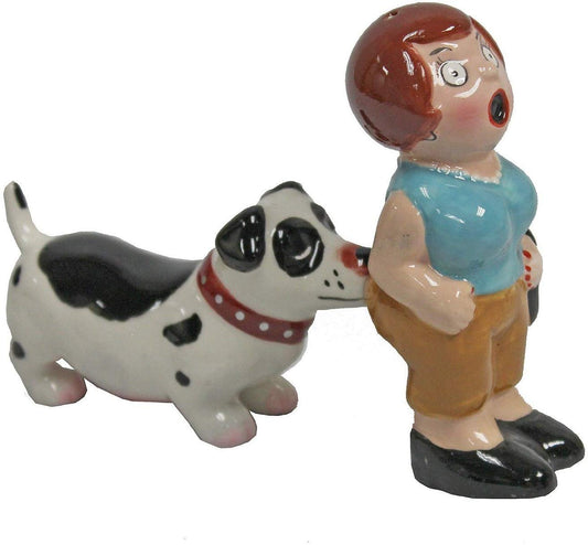 Pacific Trading A Lady and A Tramp SP Shakers Dog Biting Woman's Bum Magnetic...