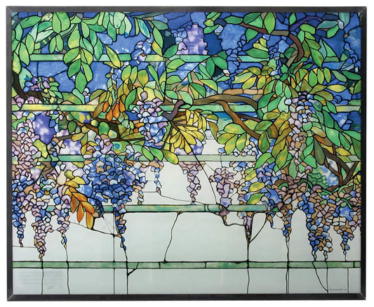 YTC Tiffany Wisteria Stained Glass