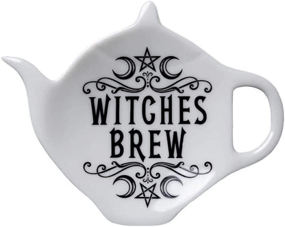 Witches Brew Tea Spoon Ceramic Rest Holder