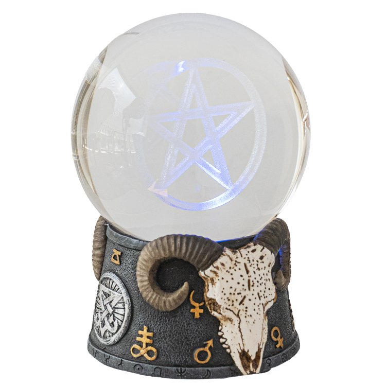 Baphomet Storm/LED Gazing Ball