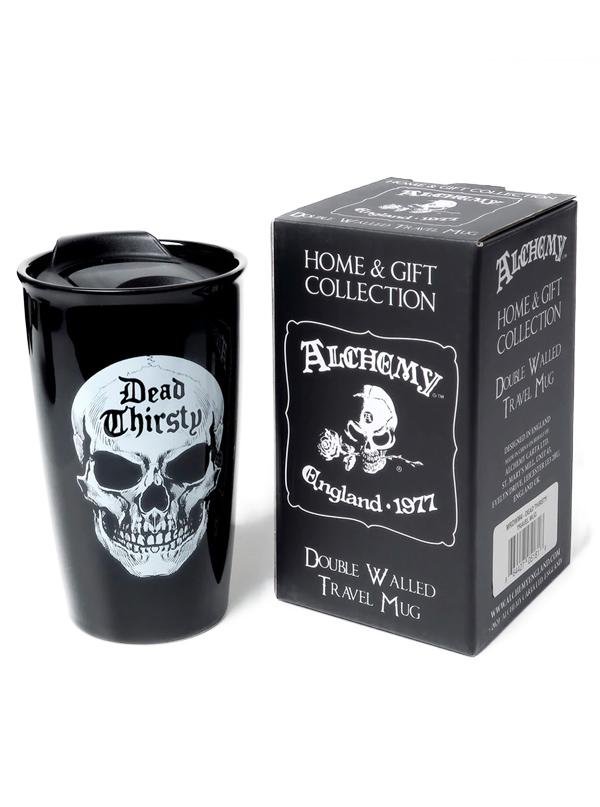 Dead Thirsty Ceramic Travel Mug Alchemy Design