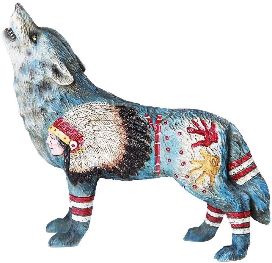 Pacific Giftware The Wolf Spirit Collection Homage to the Chief Wolf Spirit Collectible Figurine