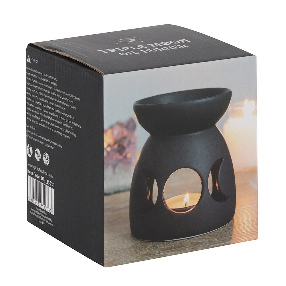 Triple Moon Cut Out Oil Burner