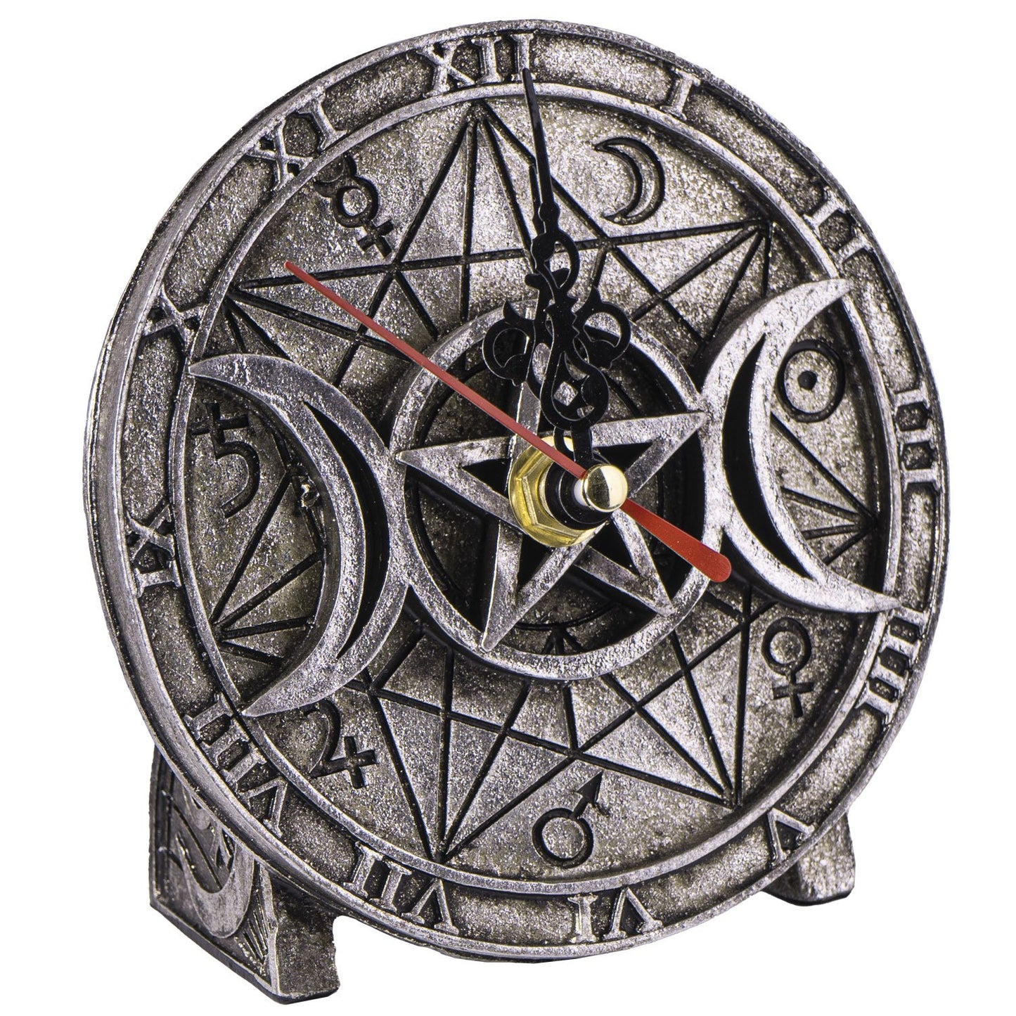 Wiccan Desk Clock with Alchemy England Design