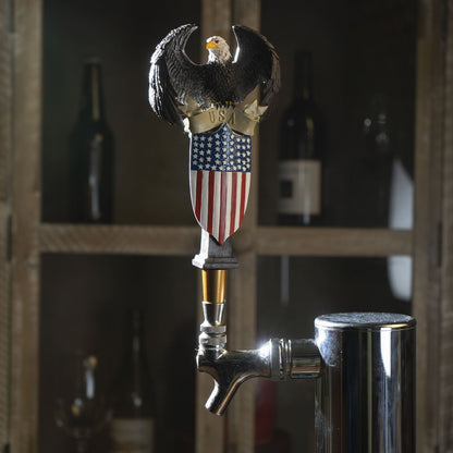 Great American USA Patriot Eagle Shield Beer Tap Handle