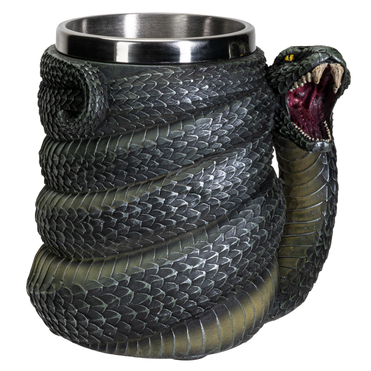 Serpent Snake Coffee Mug Cup 16 fl oz Green Anaconda Beer Tankard