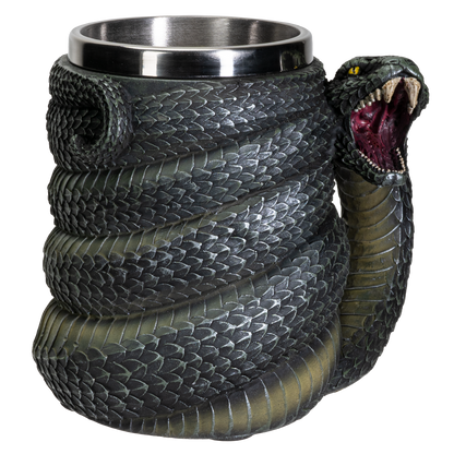 Serpent Snake Coffee Mug Cup 16 fl oz Green Anaconda Beer Tankard