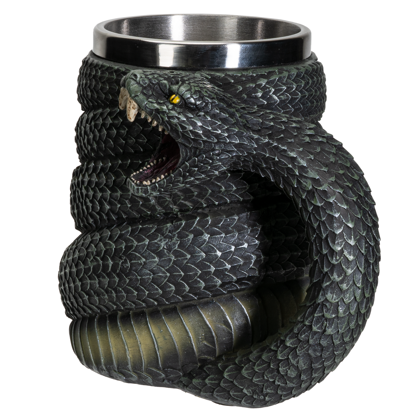 Serpent Snake Coffee Mug Cup 16 fl oz Green Anaconda Beer Tankard