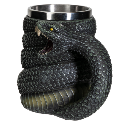 Serpent Snake Coffee Mug Cup 16 fl oz Green Anaconda Beer Tankard